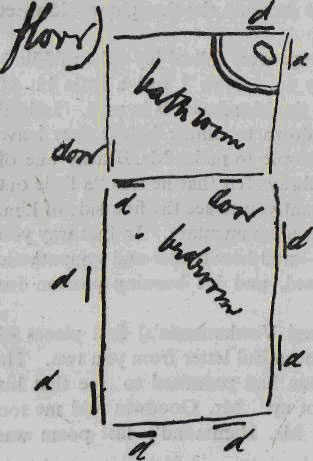 margot's sketch of her room