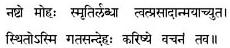 Verse from the Gita